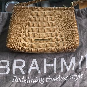 Brahmin Lorelei Melbourne croc embossed bag